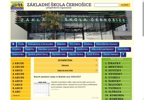 Zobrazit webové stránky Základní škola Černošice