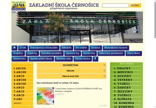 Zobrazit webové stránky Základní škola Černošice