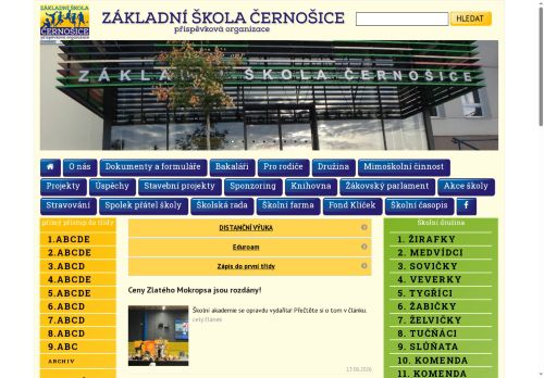 Zobrazit webové stránky Základní škola Černošice