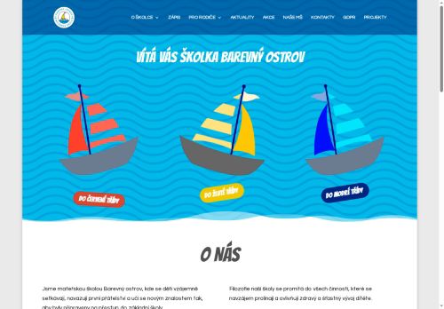 Zobrazit webové stránky Mateřská škola - Barevný ostrov