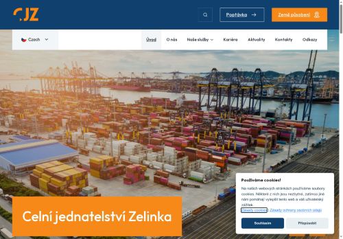 Zobrazit webové stránky Celní jednatelství Zelinka