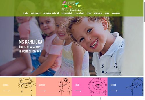 Zobrazit webové stránky Mateřská škola - Karlická