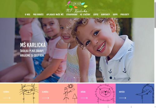 Zobrazit webové stránky Mateřská škola - Karlická