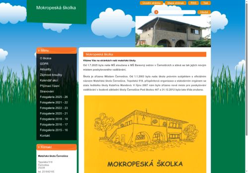 Zobrazit webové stránky Mateřská škola - Topolská