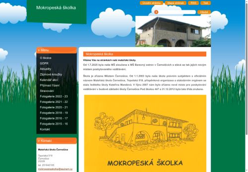 Zobrazit webové stránky Mateřská škola - Topolská