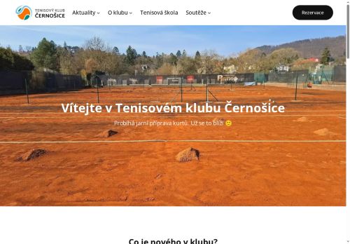 Zobrazit webové stránky Tenisové kurty Černošice