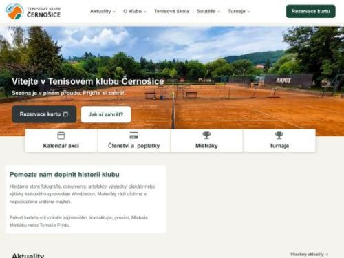 Tenisové kurty Černošice