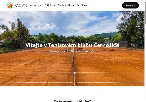 Zobrazit webové stránky Tenisové kurty Černošice
