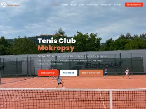 Tenisové kurty Mokropsy