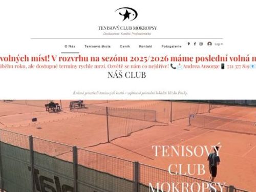 Tenisové kurty Mokropsy