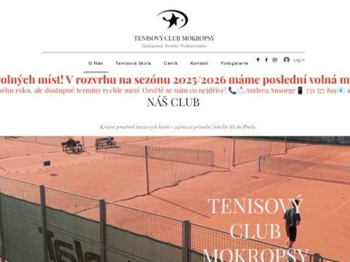 Tenisové kurty Mokropsy