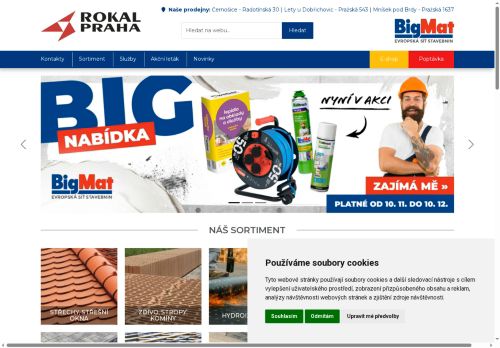 Zobrazit webové stránky Rokal Praha, a. s.