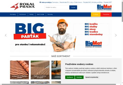 Zobrazit webové stránky Rokal Praha, a. s.