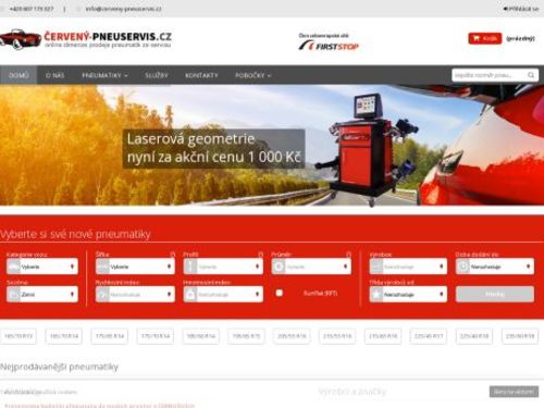 Červený pneuservis