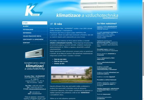 Zobrazit webové stránky Klimamont Kopelent, s. r. o.