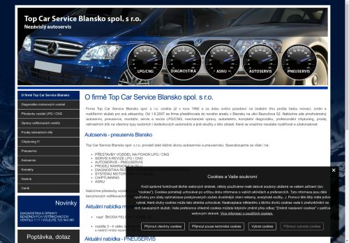 Zobrazit webové stránky Top Car Service Blansko, spol. s r.o.