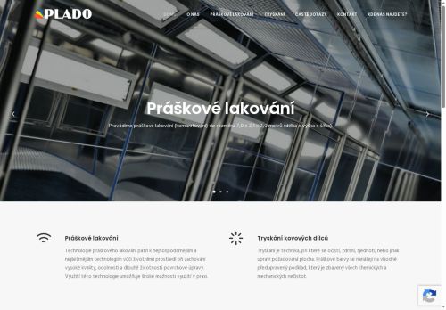Webové stránky PLADO s.r.o., Ivančice