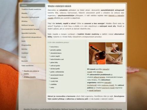 Dobré ruce - masáže a přírodní medicína