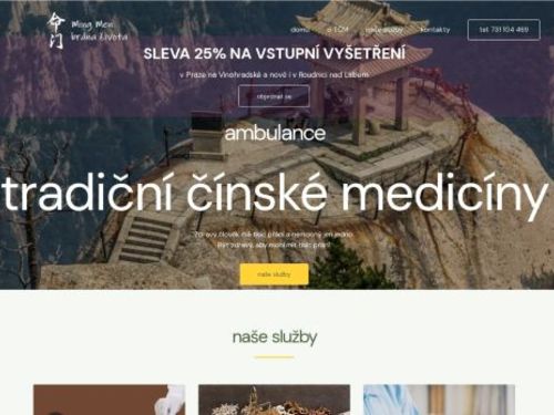 Terapeutická péče Mingmen - Milena Pravdová