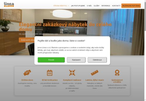 Zobrazit webové stránky LINEA, stolařské výrobní družstvo Blansko
