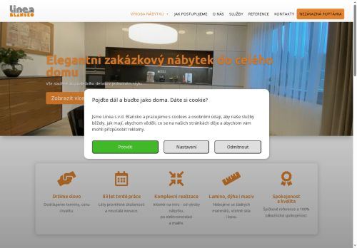 Zobrazit webové stránky LINEA, stolařské výrobní družstvo Blansko