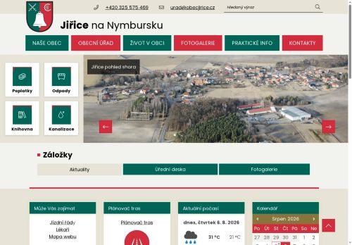 Zobrazit webové stránky Obecní úřad Jiřice