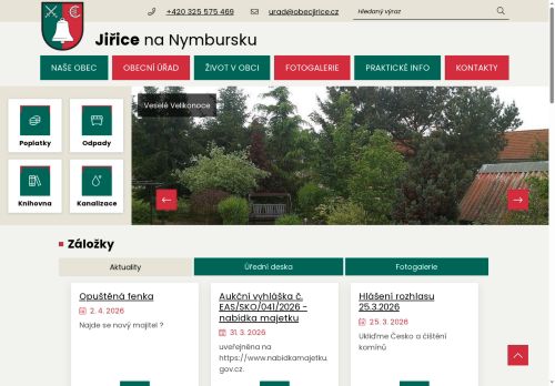 Zobrazit webové stránky Obecní úřad Jiřice