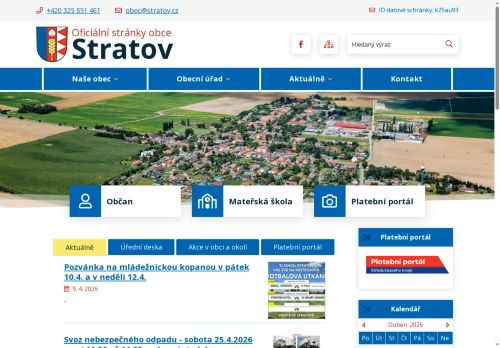 Zobrazit webové stránky Obecní úřad Stratov