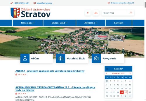Zobrazit webové stránky Obecní úřad Stratov