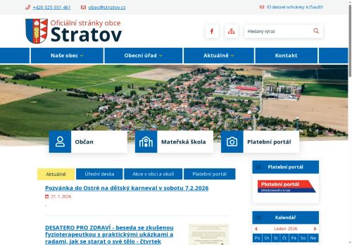 Zobrazit webové stránky Obecní úřad Stratov