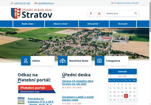 Zobrazit webové stránky Obecní úřad Stratov