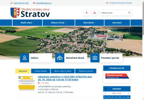 Zobrazit webové stránky Obecní úřad Stratov