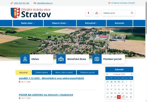 Zobrazit webové stránky Obecní úřad Stratov