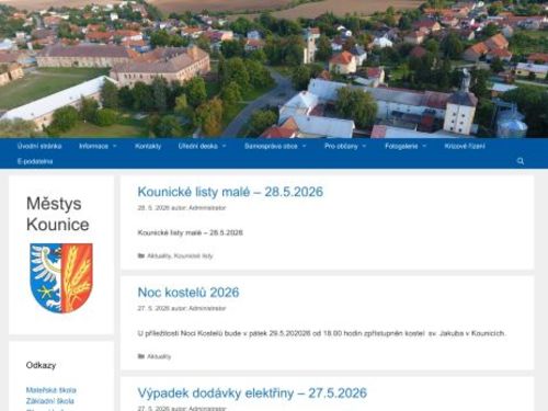Úřad městyse Kounice