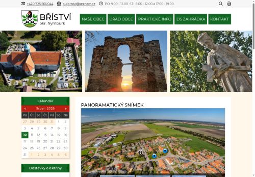 Zobrazit webové stránky Obecní úřad Bříství