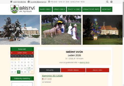 Zobrazit webové stránky Obecní úřad Bříství