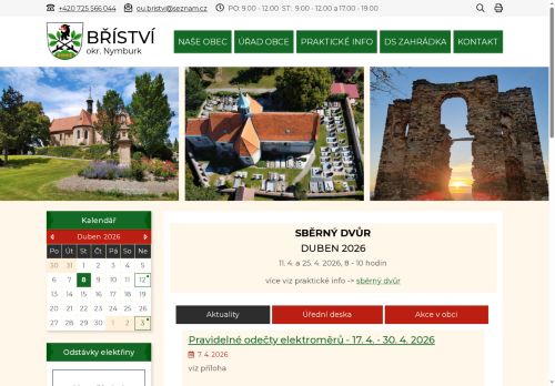 Zobrazit webové stránky Obecní úřad Bříství