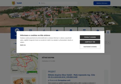 Zobrazit webové stránky Obecní úřad Vykáň