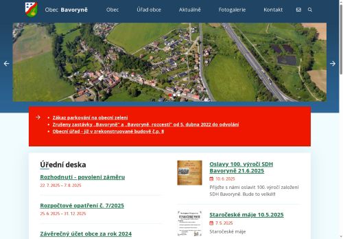 Zobrazit webové stránky Obecní úřad Bavoryně