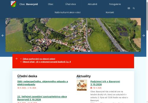 Zobrazit webové stránky Obecní úřad Bavoryně