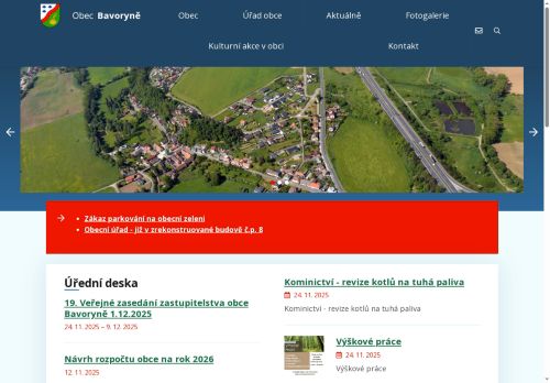 Zobrazit webové stránky Obecní úřad Bavoryně