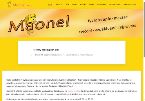 Maonel servis s.r.o. nabízí práci na pozici uklízeč/ka v obci Plzeň