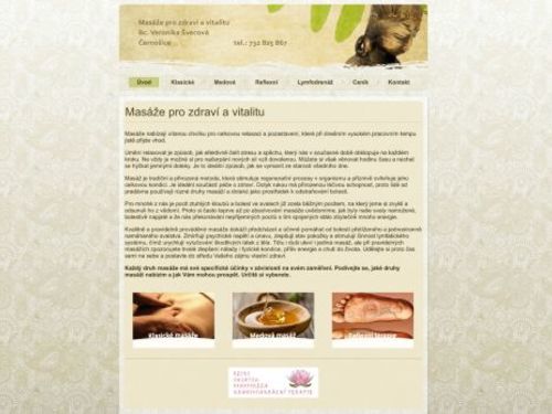 Masáže - Veronika Švecová