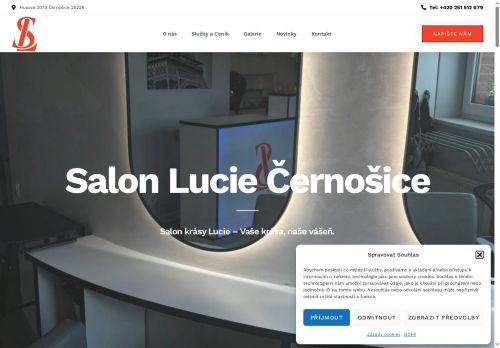 Zobrazit webové stránky Salon Lucie