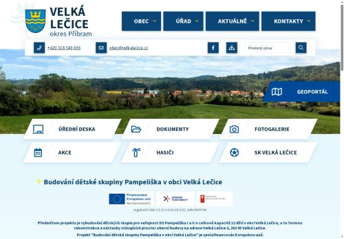 Zobrazit webové stránky Obecní úřad Velká Lečice