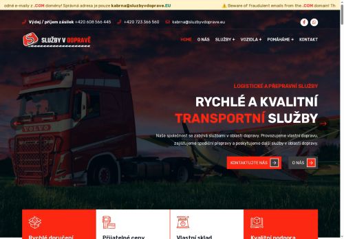 Služby v dopravě s.r.o. nabízí práci na pozici Disponent spedice/administrativní pracovník v obci Dýšina