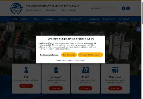 Střední průmyslová škola dopravní, Plzeň, Karlovarská 99 nabízí práci na pozici Kuchař/ka v obci Plzeň