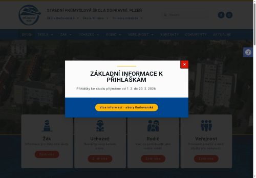 Střední průmyslová škola dopravní, Plzeň, Karlovarská 99 nabízí práci na pozici Uklízeč/ka v obci Plzeň