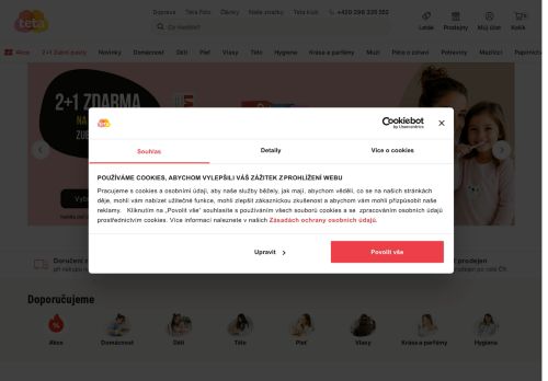 Zobrazit webové stránky TETA drogerie