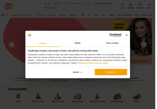 Zobrazit webové stránky TETA drogerie